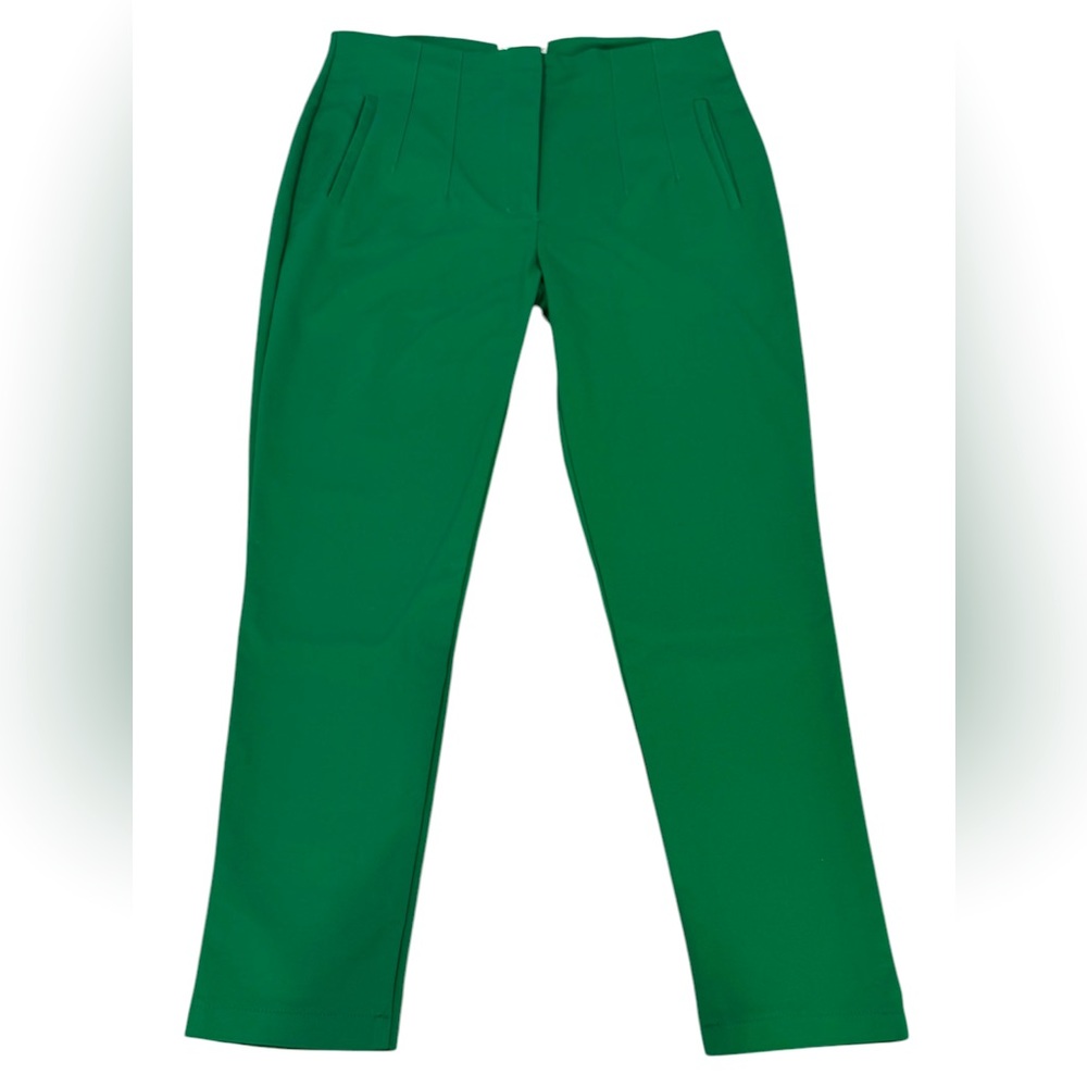Women's Tea & Cup Green Slim Ankle Pants Size Large
